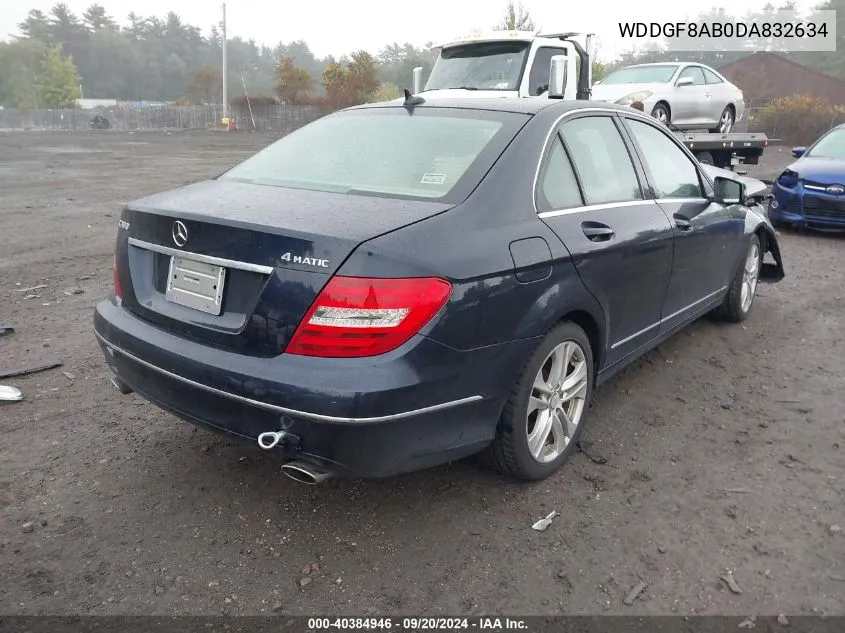 2013 Mercedes-Benz C 300 Luxury 4Matic/Sport 4Matic VIN: WDDGF8AB0DA832634 Lot: 40384946