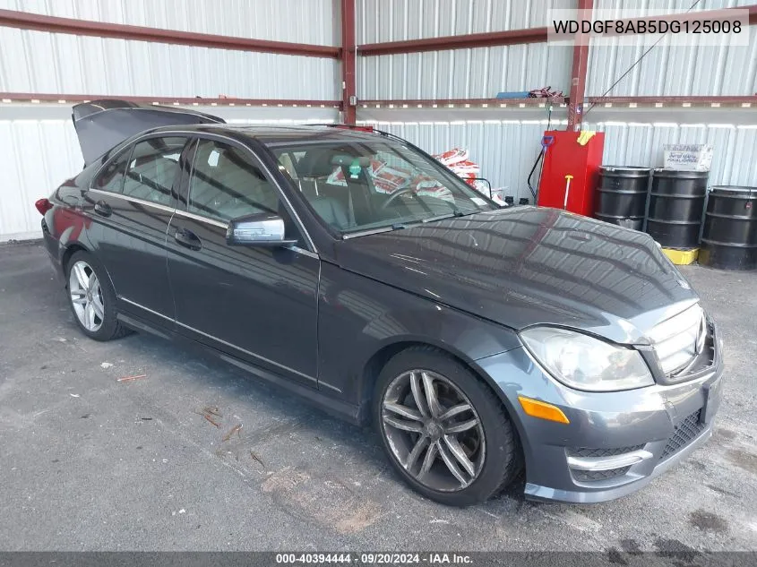 2013 Mercedes-Benz C 300 Luxury 4Matic/Sport 4Matic VIN: WDDGF8AB5DG125008 Lot: 40394444