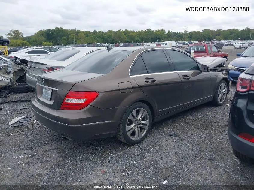 2013 Mercedes-Benz C 300 Luxury 4Matic/Sport 4Matic VIN: WDDGF8ABXDG128888 Lot: 40414098