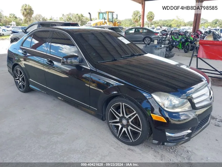 2013 Mercedes-Benz C 250 Luxury/Sport VIN: WDDGF4HB8DA798585 Lot: 40421628