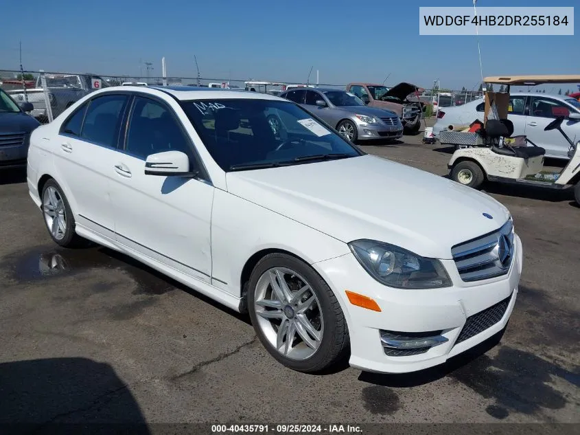 2013 Mercedes-Benz C 250 Luxury/Sport VIN: WDDGF4HB2DR255184 Lot: 40435791