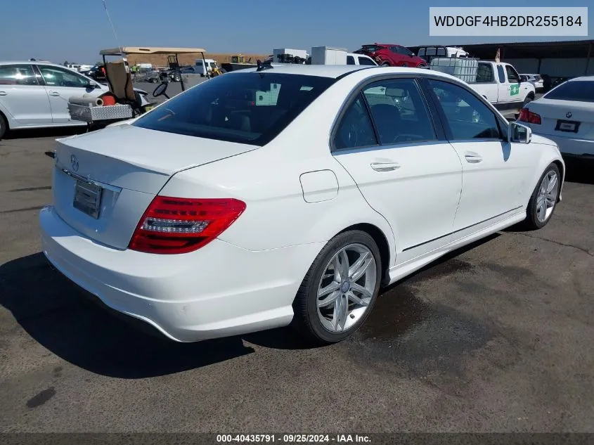 2013 Mercedes-Benz C 250 Luxury/Sport VIN: WDDGF4HB2DR255184 Lot: 40435791