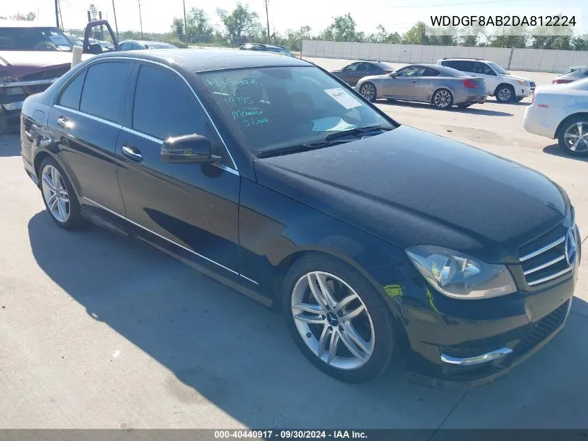 2013 Mercedes-Benz C 300 300 4Matic VIN: WDDGF8AB2DA812224 Lot: 40440917