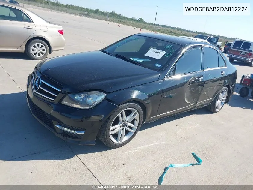 2013 Mercedes-Benz C 300 300 4Matic VIN: WDDGF8AB2DA812224 Lot: 40440917