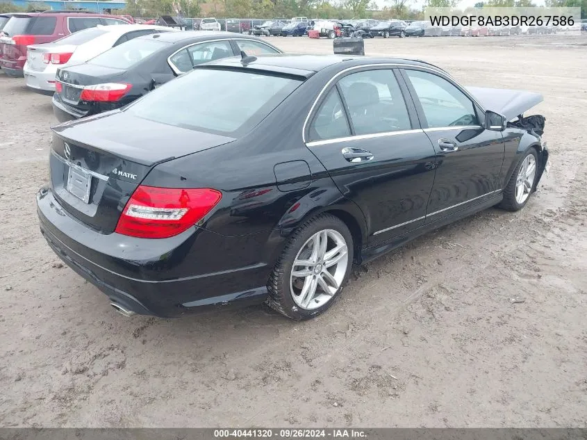 2013 Mercedes-Benz C 300 Luxury 4Matic/Sport 4Matic VIN: WDDGF8AB3DR267586 Lot: 40441320