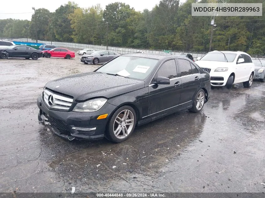 2013 Mercedes-Benz C 250 Luxury/Sport VIN: WDDGF4HB9DR289963 Lot: 40444848