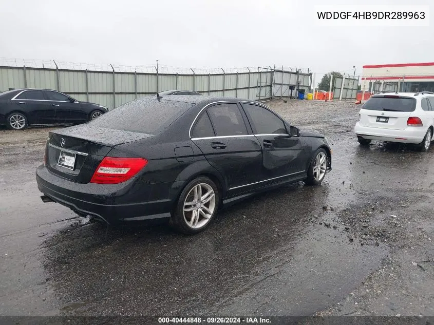 2013 Mercedes-Benz C 250 Luxury/Sport VIN: WDDGF4HB9DR289963 Lot: 40444848