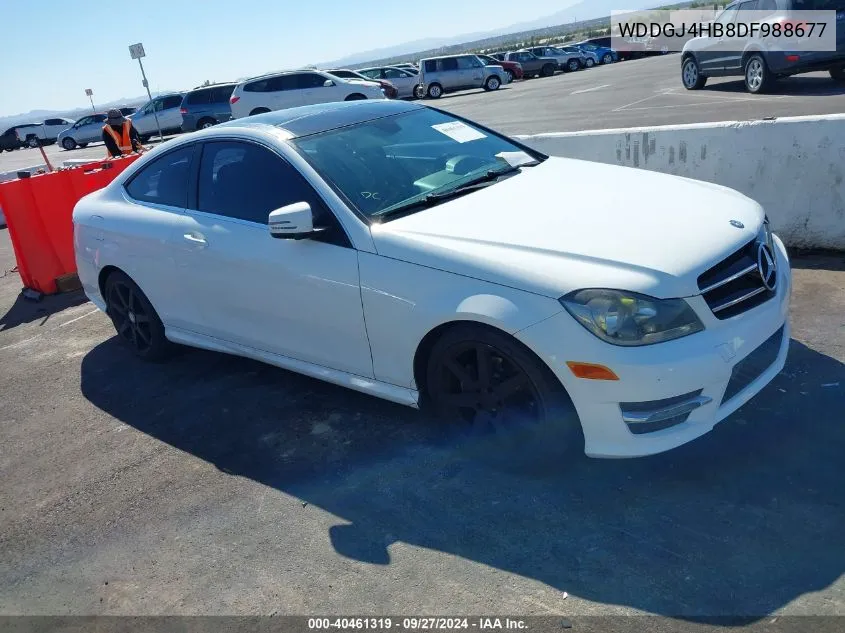 2013 Mercedes-Benz C 250 VIN: WDDGJ4HB8DF988677 Lot: 40461319