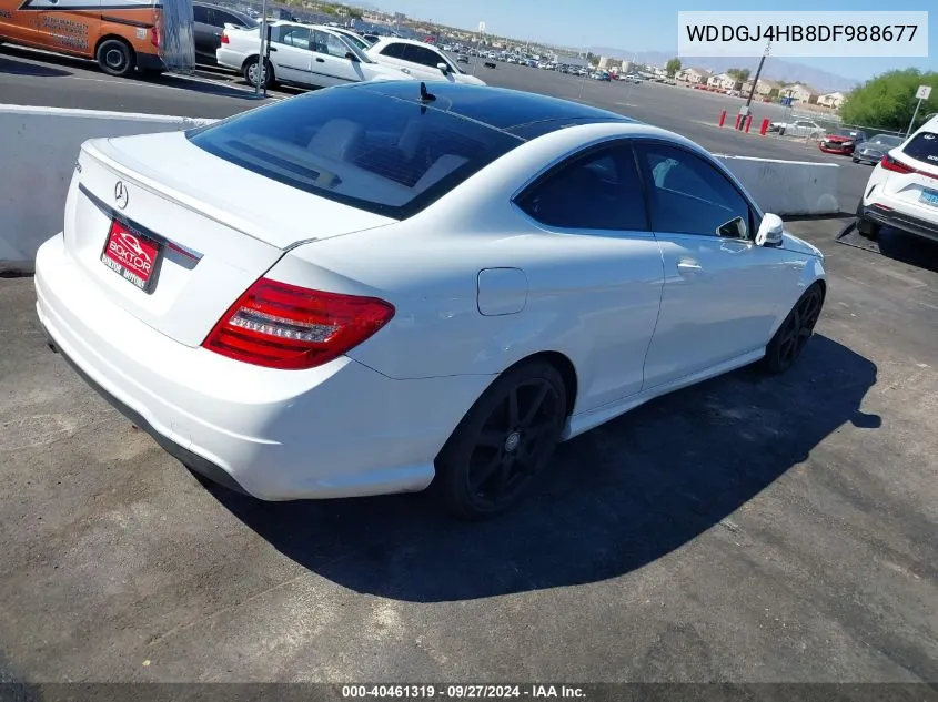 2013 Mercedes-Benz C 250 VIN: WDDGJ4HB8DF988677 Lot: 40461319