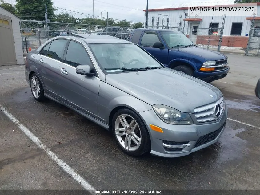 2013 Mercedes-Benz C 250 Luxury/Sport VIN: WDDGF4HB2DA771320 Lot: 40480337