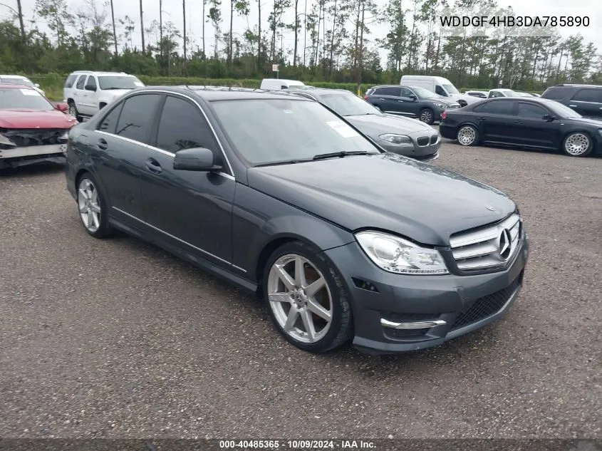 2013 Mercedes-Benz C 250 VIN: WDDGF4HB3DA785890 Lot: 40485365