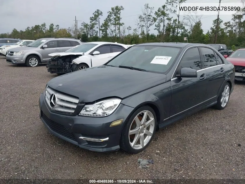 2013 Mercedes-Benz C 250 VIN: WDDGF4HB3DA785890 Lot: 40485365