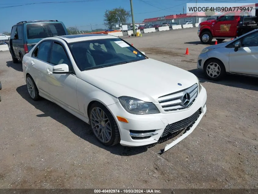 2013 Mercedes-Benz C 250 Luxury/Sport VIN: WDDGF4HB9DA779947 Lot: 40492974