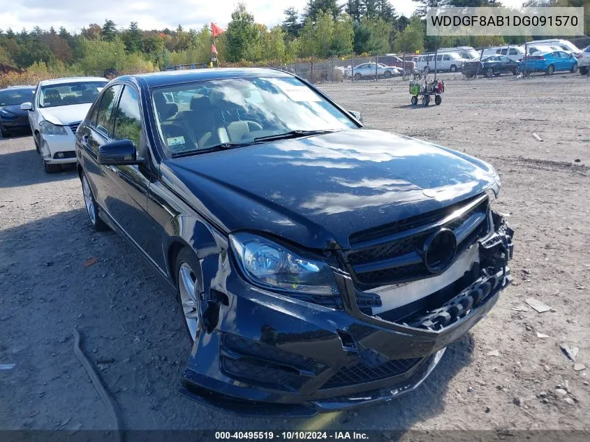 2013 Mercedes-Benz C 300 Luxury 4Matic/Sport 4Matic VIN: WDDGF8AB1DG091570 Lot: 40495519