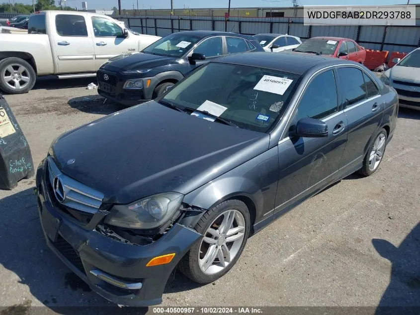 2013 Mercedes-Benz C 300 Luxury 4Matic/Sport 4Matic VIN: WDDGF8AB2DR293788 Lot: 40500957