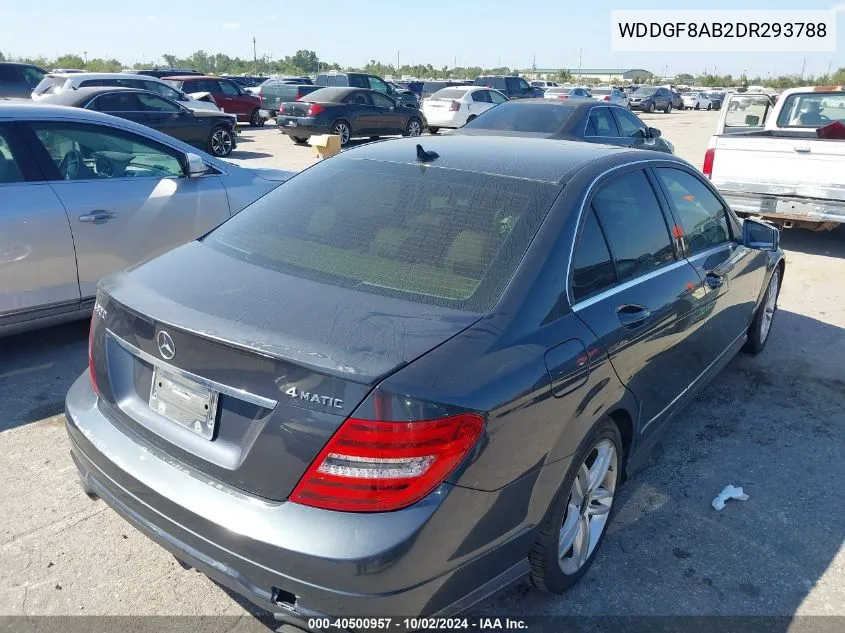 2013 Mercedes-Benz C 300 Luxury 4Matic/Sport 4Matic VIN: WDDGF8AB2DR293788 Lot: 40500957