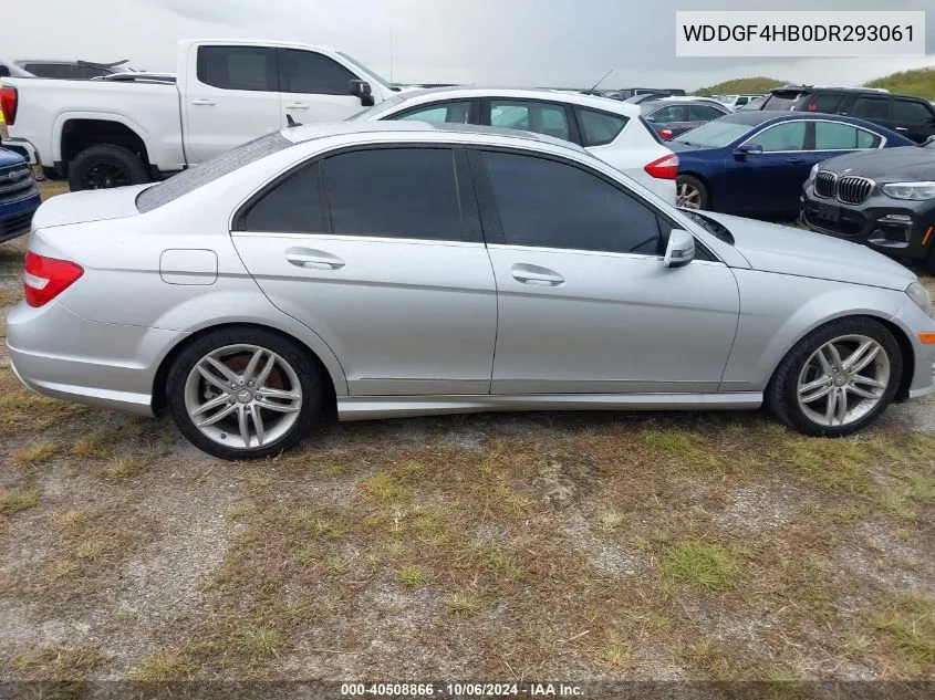 2013 Mercedes-Benz C 250 VIN: WDDGF4HB0DR293061 Lot: 40508866