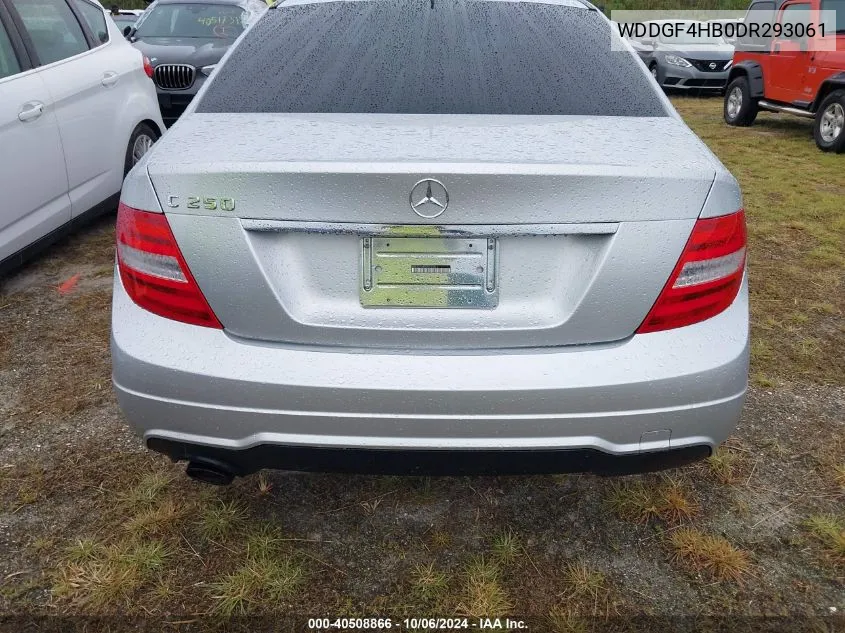 2013 Mercedes-Benz C 250 VIN: WDDGF4HB0DR293061 Lot: 40508866