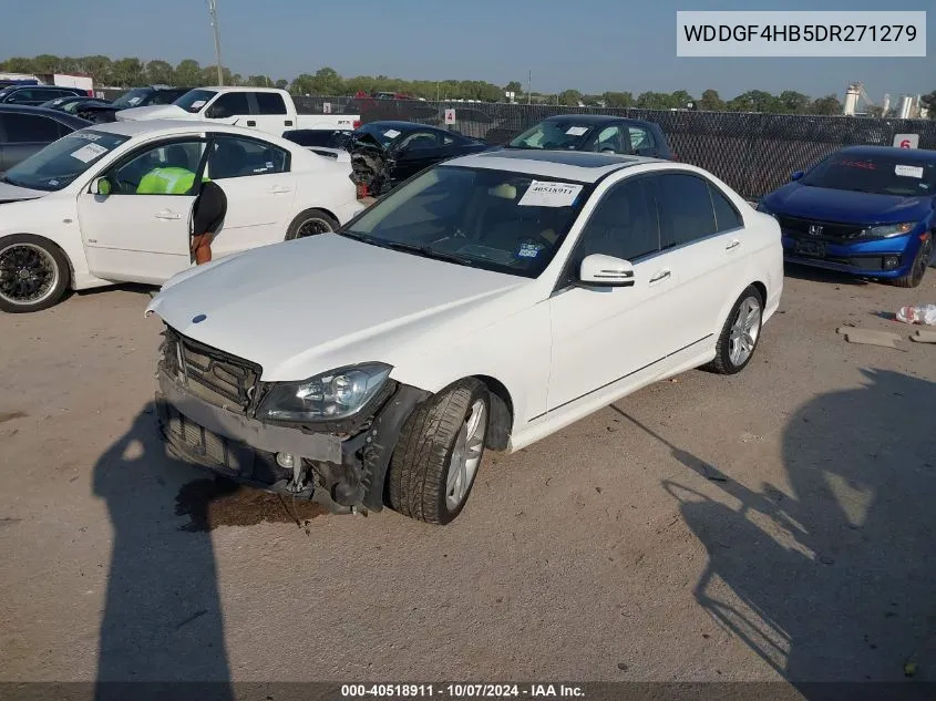 2013 Mercedes-Benz C 250 VIN: WDDGF4HB5DR271279 Lot: 40518911