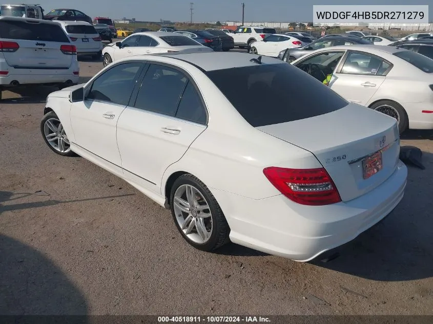 2013 Mercedes-Benz C 250 VIN: WDDGF4HB5DR271279 Lot: 40518911