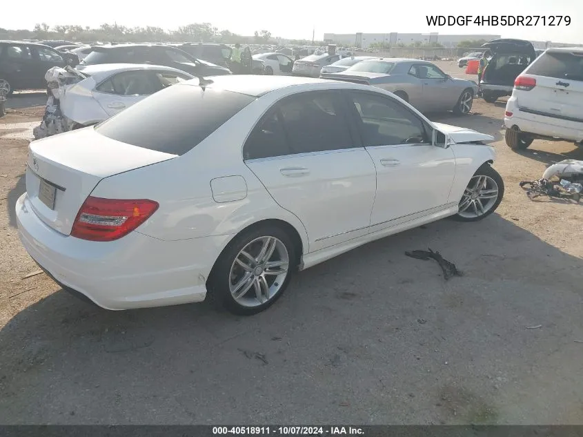 2013 Mercedes-Benz C 250 VIN: WDDGF4HB5DR271279 Lot: 40518911