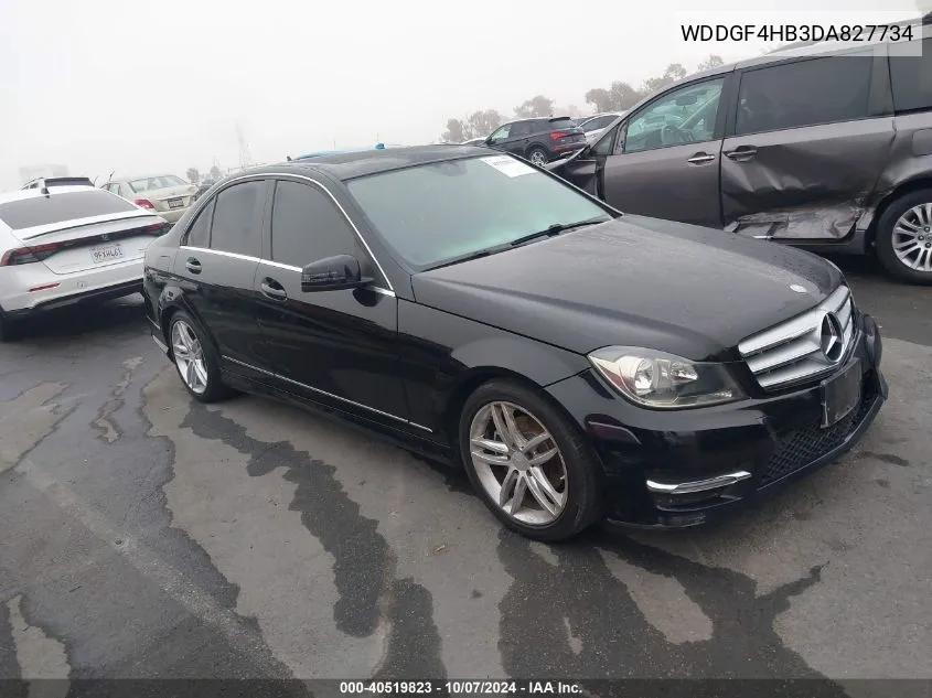 2013 Mercedes-Benz C 250 Luxury/Sport VIN: WDDGF4HB3DA827734 Lot: 40519823