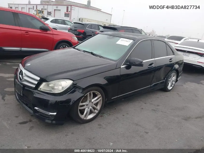 2013 Mercedes-Benz C 250 Luxury/Sport VIN: WDDGF4HB3DA827734 Lot: 40519823