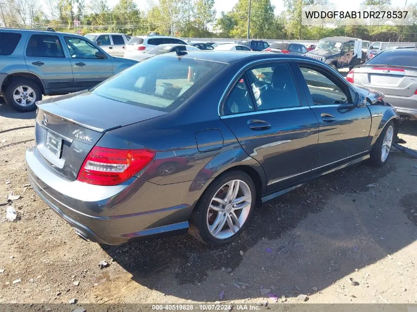 2013 Mercedes-Benz C 300 Luxury 4Matic/Sport 4Matic VIN: WDDGF8AB1DR278537 Lot: 40519828