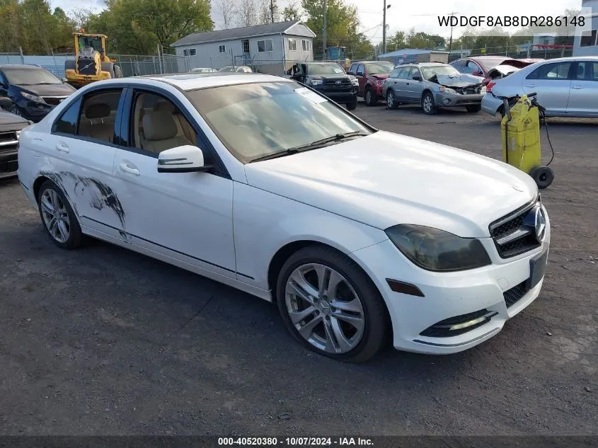 2013 Mercedes-Benz C 300 4Matic VIN: WDDGF8AB8DR286148 Lot: 40520380