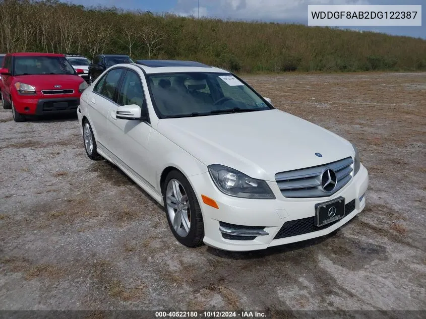 2013 Mercedes-Benz C 300 Luxury 4Matic/Sport 4Matic VIN: WDDGF8AB2DG122387 Lot: 40522180