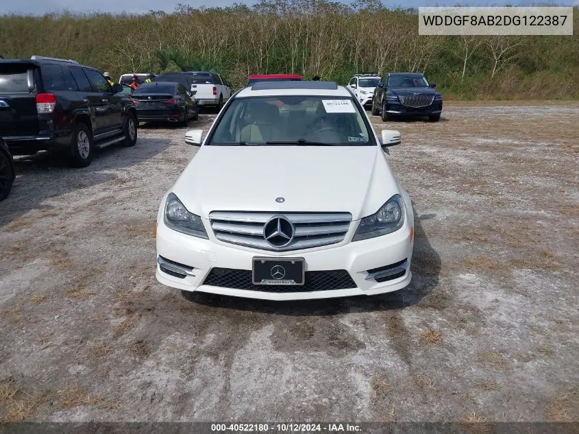 2013 Mercedes-Benz C 300 Luxury 4Matic/Sport 4Matic VIN: WDDGF8AB2DG122387 Lot: 40522180