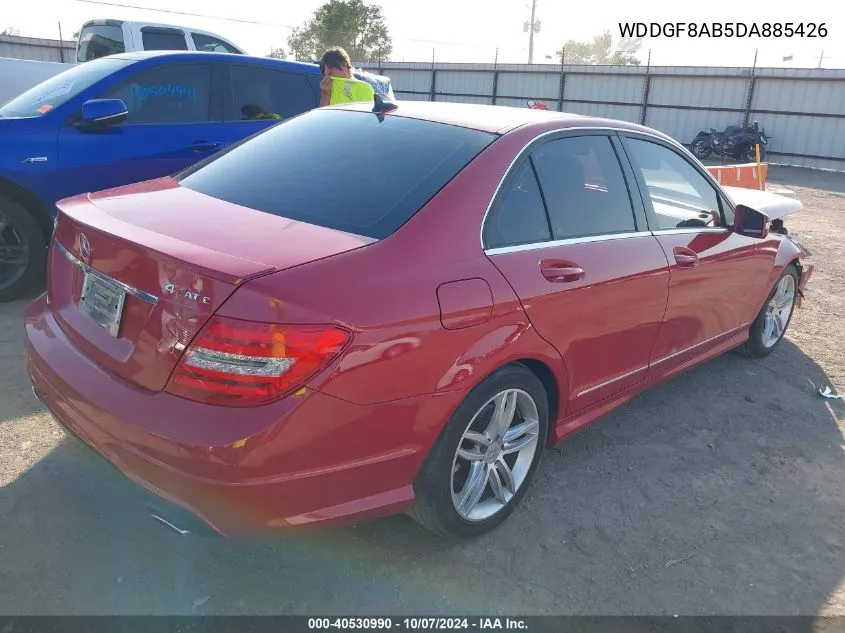 2013 Mercedes-Benz C 300 Luxury 4Matic/Sport 4Matic VIN: WDDGF8AB5DA885426 Lot: 40530990