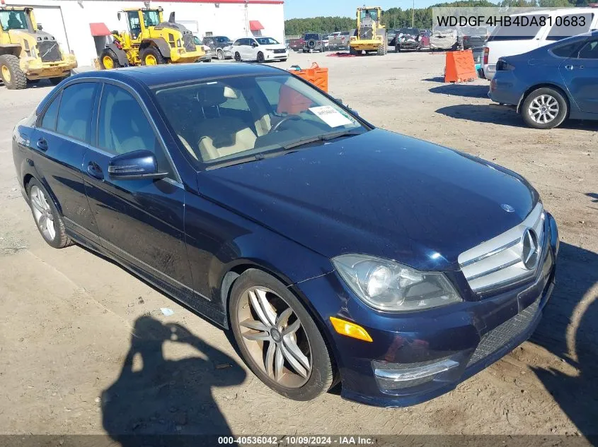 2013 Mercedes-Benz C 250 Luxury/Sport VIN: WDDGF4HB4DA810683 Lot: 40536042