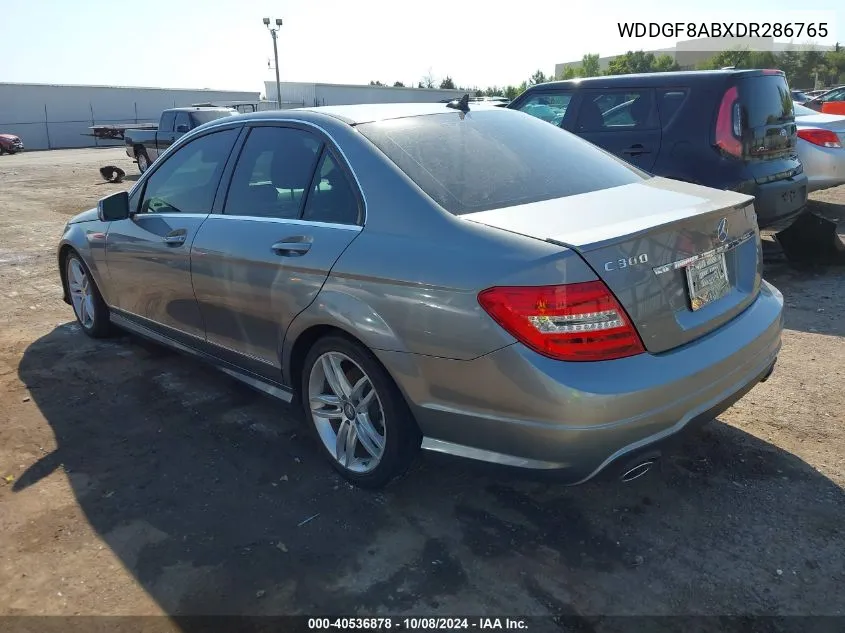 2013 Mercedes-Benz C 300 Luxury 4Matic/Sport 4Matic VIN: WDDGF8ABXDR286765 Lot: 40536878