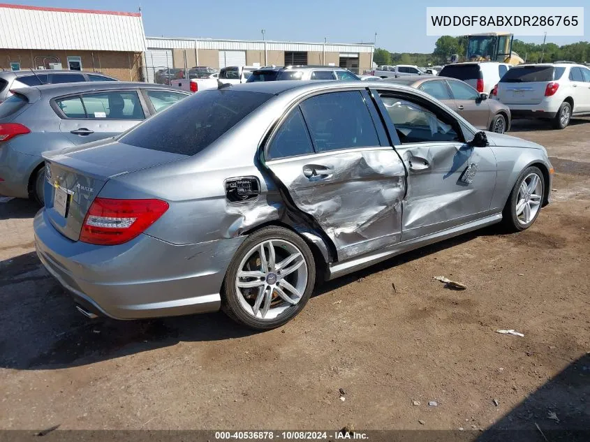 2013 Mercedes-Benz C 300 Luxury 4Matic/Sport 4Matic VIN: WDDGF8ABXDR286765 Lot: 40536878