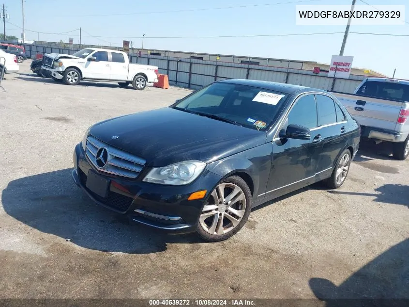 2013 Mercedes-Benz C 300 Luxury 4Matic/Sport 4Matic VIN: WDDGF8ABXDR279329 Lot: 40539272