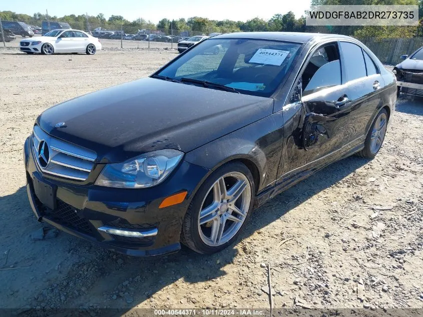 2013 Mercedes-Benz C 300 Luxury 4Matic/Sport 4Matic VIN: WDDGF8AB2DR273735 Lot: 40544371