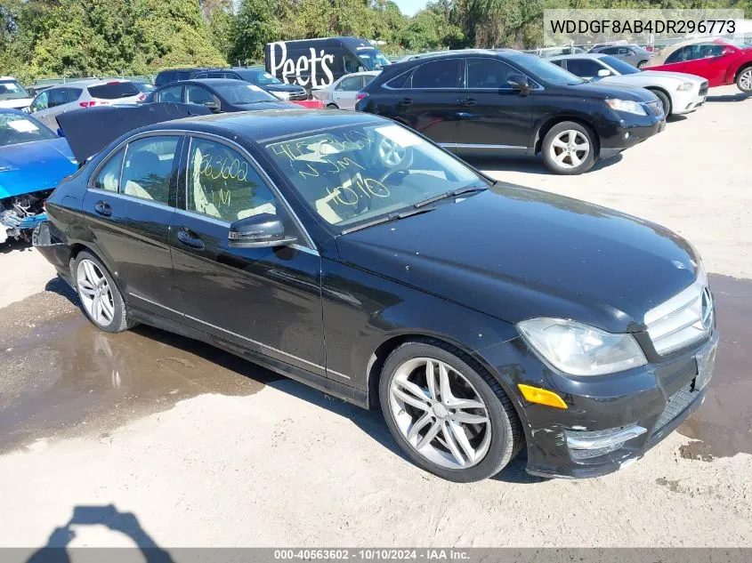 2013 Mercedes-Benz C 300 Luxury 4Matic/Sport 4Matic VIN: WDDGF8AB4DR296773 Lot: 40563602