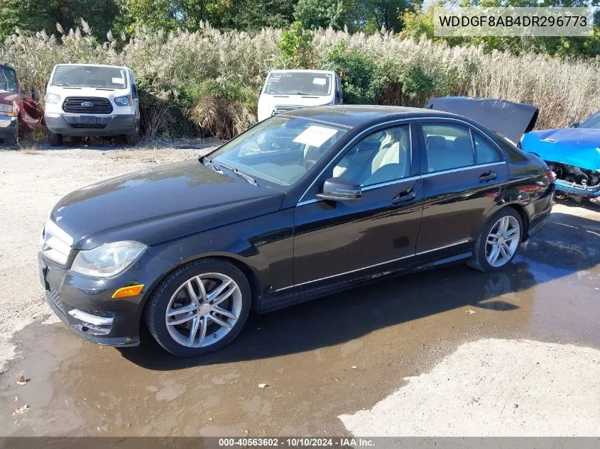 2013 Mercedes-Benz C 300 Luxury 4Matic/Sport 4Matic VIN: WDDGF8AB4DR296773 Lot: 40563602