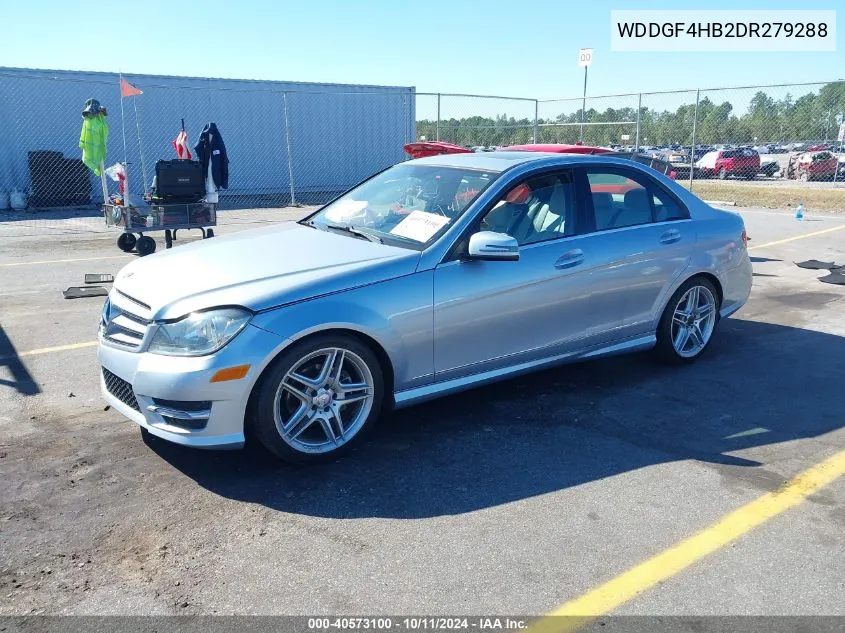 2013 Mercedes-Benz C 250 Luxury/Sport VIN: WDDGF4HB2DR279288 Lot: 40573100