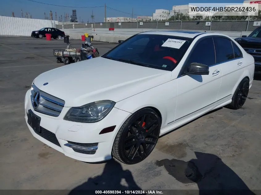 2013 Mercedes-Benz C 250 Luxury/Sport VIN: WDDGF4HB5DR262436 Lot: 40598394