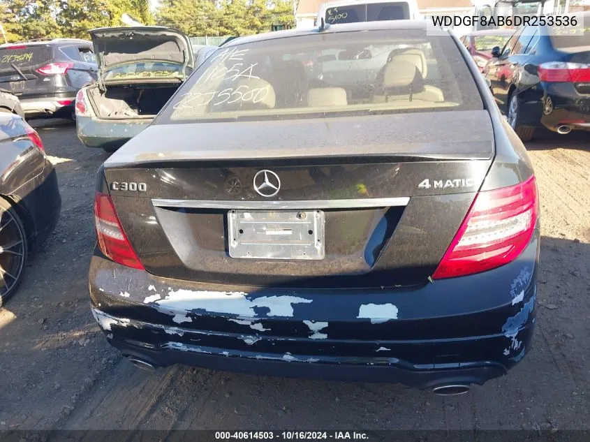 2013 Mercedes-Benz C 300 Luxury 4Matic/Sport 4Matic VIN: WDDGF8AB6DR253536 Lot: 40614503