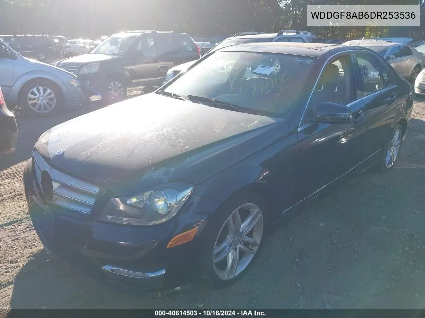 2013 Mercedes-Benz C 300 Luxury 4Matic/Sport 4Matic VIN: WDDGF8AB6DR253536 Lot: 40614503