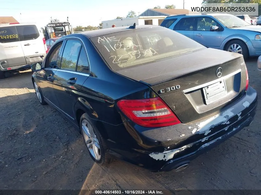 2013 Mercedes-Benz C 300 Luxury 4Matic/Sport 4Matic VIN: WDDGF8AB6DR253536 Lot: 40614503