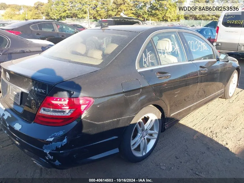 2013 Mercedes-Benz C 300 Luxury 4Matic/Sport 4Matic VIN: WDDGF8AB6DR253536 Lot: 40614503