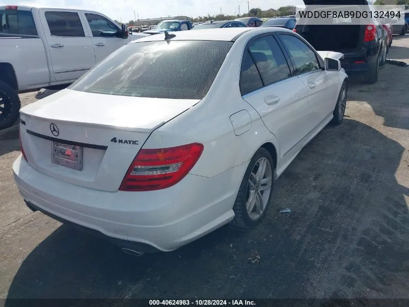 2013 Mercedes-Benz C 300 Luxury 4Matic/Sport 4Matic VIN: WDDGF8AB9DG132494 Lot: 40624983