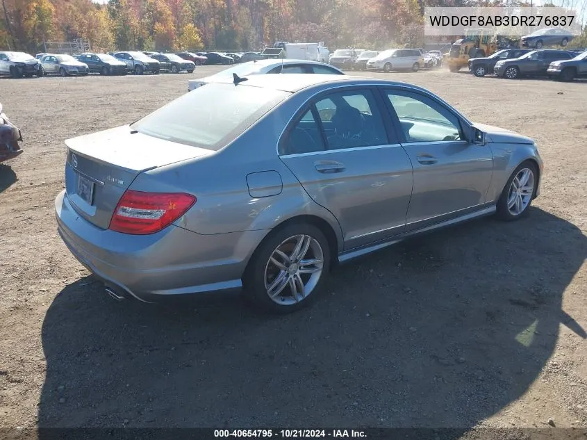 2013 Mercedes-Benz C 300 Luxury 4Matic/Sport 4Matic VIN: WDDGF8AB3DR276837 Lot: 40654795