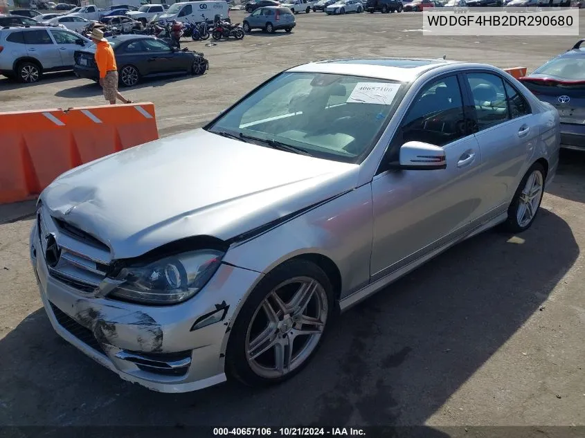 2013 Mercedes-Benz C 250 Luxury/Sport VIN: WDDGF4HB2DR290680 Lot: 40657106