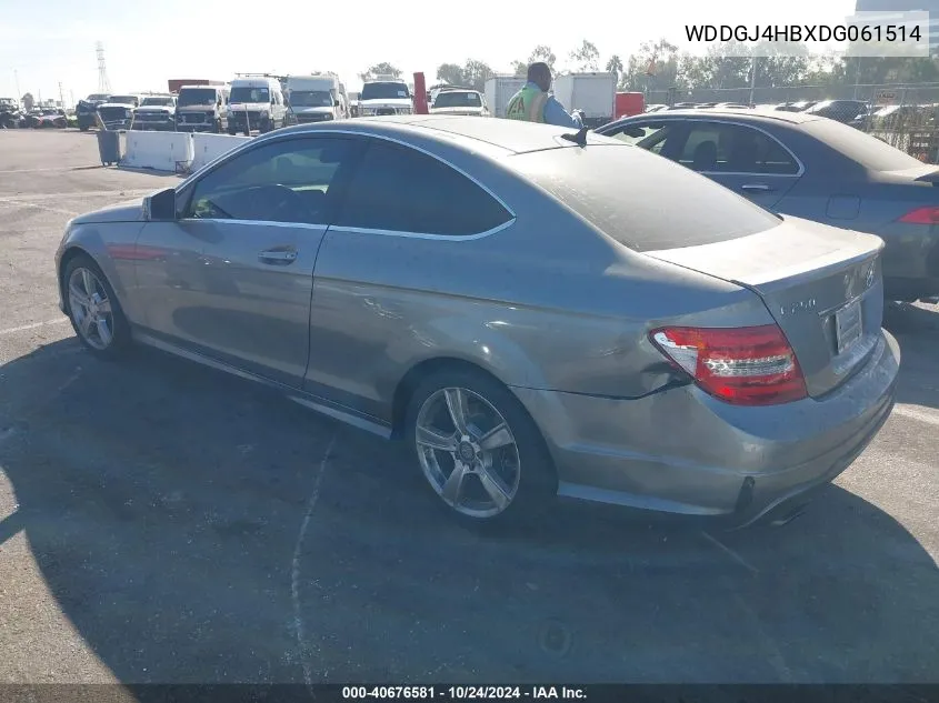 2013 Mercedes-Benz C 250 VIN: WDDGJ4HBXDG061514 Lot: 40676581