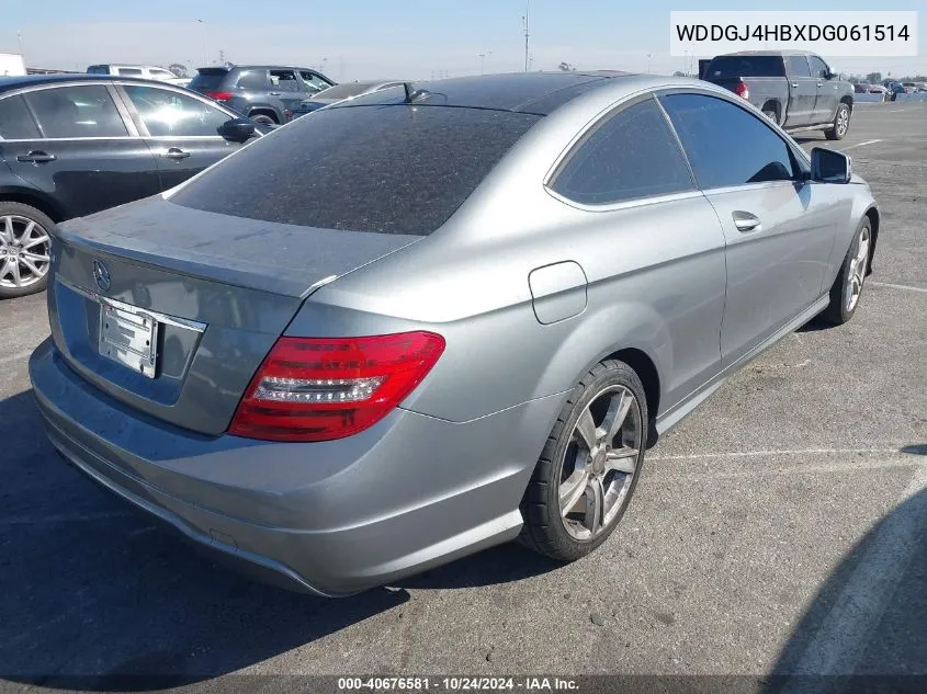 2013 Mercedes-Benz C 250 VIN: WDDGJ4HBXDG061514 Lot: 40676581